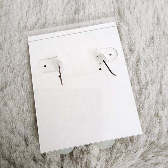 NEW Peyote Bird Free Spirit Blue and White Beaded Dangle Hook Earrings - Picture 5 of 8